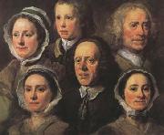 Heads of Six of Hogarth's Servants (mk08)